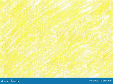 Yellow Crayon Drawings Background Texture Royalty-Free Stock Image ...