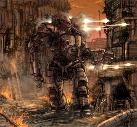 battletech akuma at factory by flyingdebris on DeviantArt