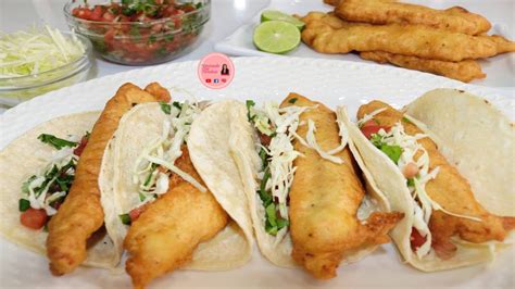 TACOS DE PESCADO 🐠 - YouTube