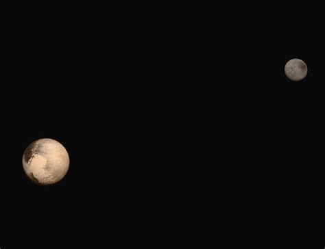 Latest New Horizons Portrait of Pluto and Charon