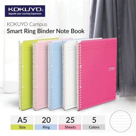 Jual Kokuyo Smart Ring Binder L-SP130(A5) - Light green - Kota Tangerang Selatan - Uni Kokuyo ...