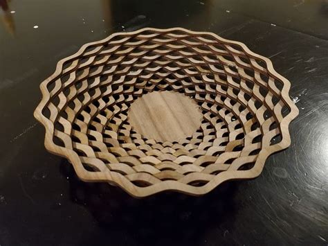 Simple Basket - Free Laser Designs - Glowforge Owners Forum | Laser, Laser cutting, Laser cut files