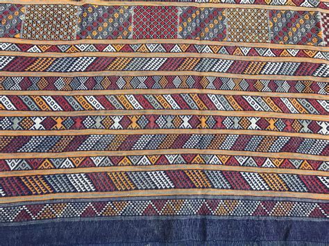 Vintage Moroccan Hand-woven Berber Kilim Rug for sale at Pamono