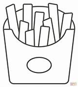 French Fries coloring Page  Free Printable Coloring Pages sketch template