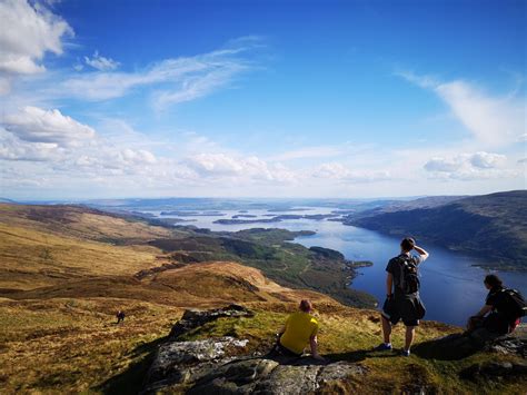 Hiking Ben Lomond (backwards) on a beautiful day. Loch Lomond Scotland. | Loch lomond scotland ...