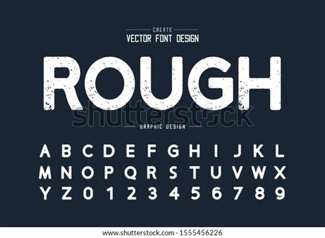 Texture Font Grunge Alphabet Vector Rough Stock Vector (Royalty Free) 1555456226 | Shutterstock