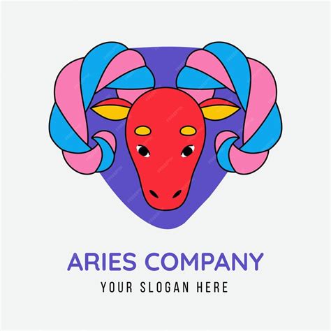 Premium Vector | Aries logo template