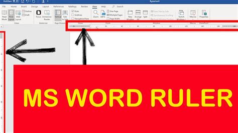 How To Display Ruler In Word | MS Word Ruler Settings | Ruler In Word ...