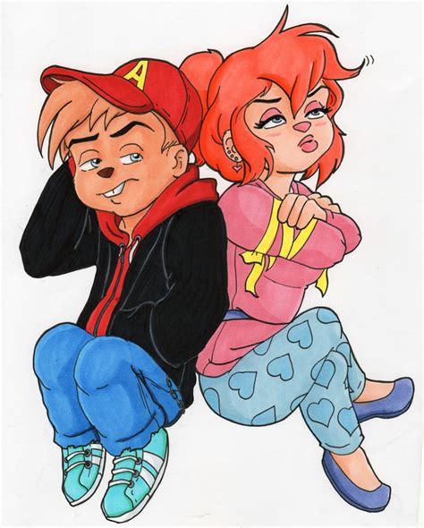 Alvin and Brittany by Jaymzeecat on DeviantArt