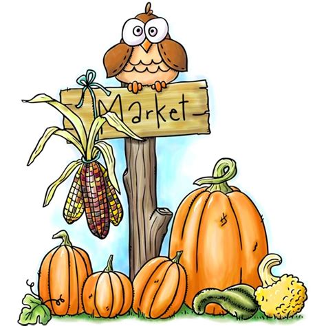 Harvest Market | Fall clip art, Fall coloring pages, Thanksgiving cartoon