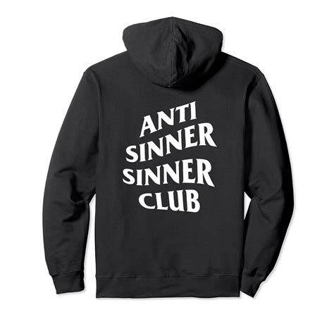 ANTI SINNER SINNER CLUB HOODIE (on the back)-ln – Lntee