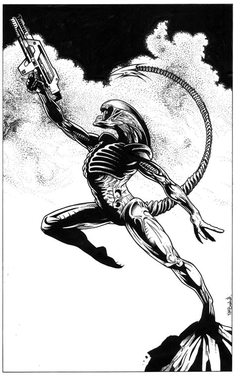 Alien comic images – Niel Bushnell