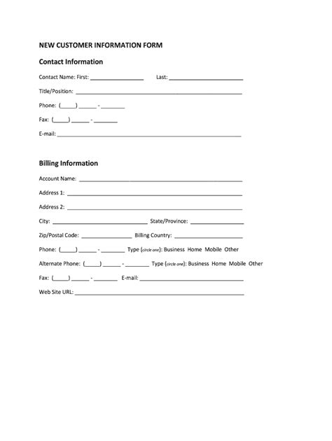 Contact Information Form - Fill and Sign Printable Template Online | US Legal Forms