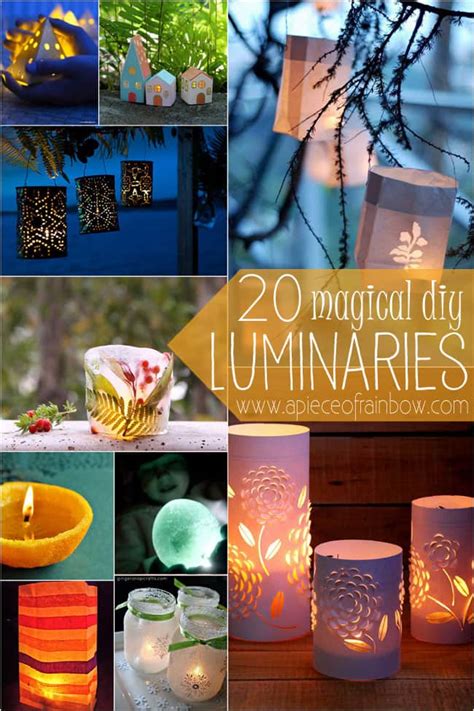 Make Lanterns & Luminaries: 20 DIY | A Piece Of Rainbow