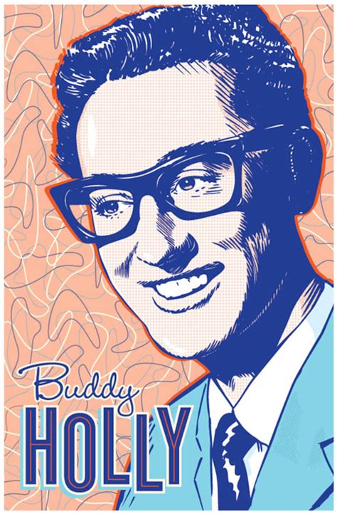 Buddy Holly Buddy Holly poster Buddy Holly wall art Buddy | Etsy