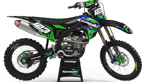 Custom dirt bike Graphics kit KAWASAKI MOTOCROSS JGR CA37B | custom-graphics-mx