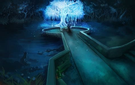 Glowing Tree by Brillick on DeviantArt