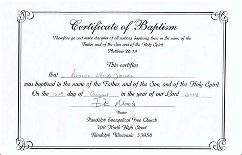 Free Printable Baptism Certificate Free Printable - Free Printable Godparent Certificates ...