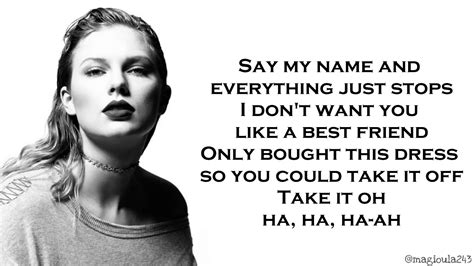 Taylor Swift Lyrics