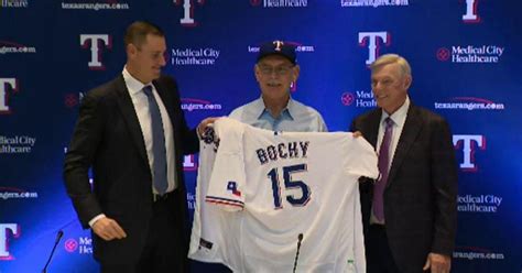 Rangers introduce new Manager Bruce Bochy - CBS Texas