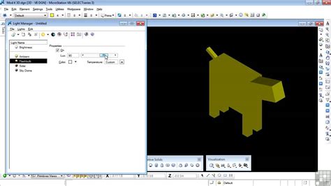 Bentley MicroStation V8i 3D Tutorial | Shading The Slabs - YouTube