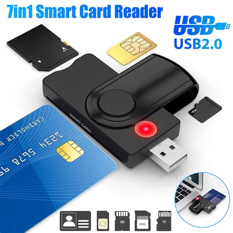 7-in-1 Smart USB 2.0 Micro TF SD SIM ID Card Reader Memory Adapter for PC Laptop | eBay