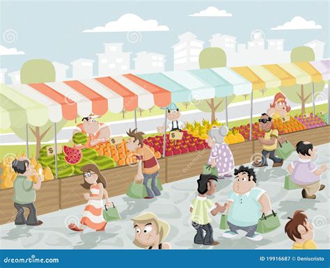 Market Cartoons, Illustrations & Vector Stock Images - 1820322 Pictures ...