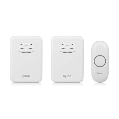 Byron Wireless Doorbell Set Twin Pack | Toolstation