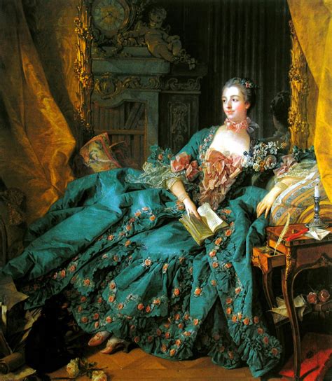 Portrait of Madame de Pompadour, 1756, 201×157 cm by Francois Boucher: History, Analysis & Facts ...