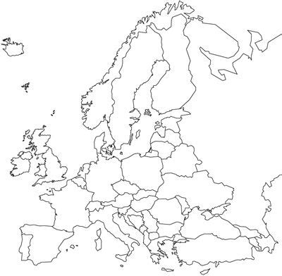 Colouring Map Of Europe