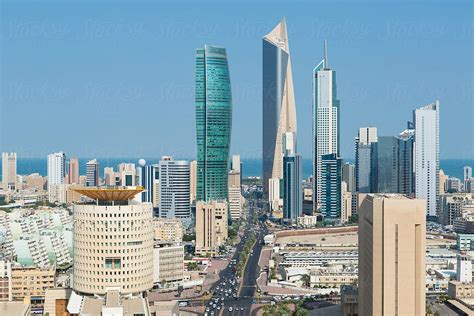 "Elevated View Of The City Skyline, Kuwait City, Kuwait" by Stocksy ...