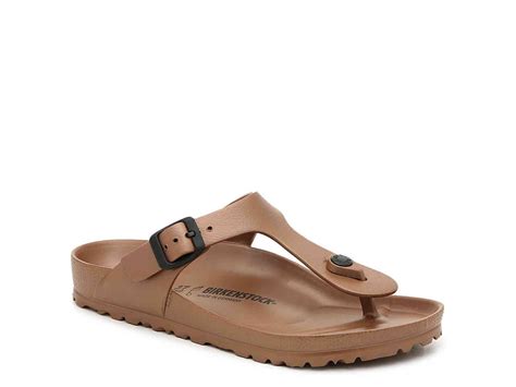 Birkenstock Synthetic Gizeh Eva Waterproof Essentials Thong Sandals in Copper Metallic (Brown ...