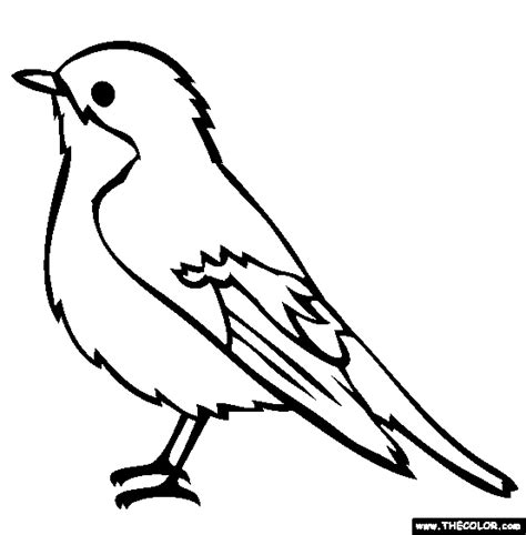 Bird Online Coloring Pages