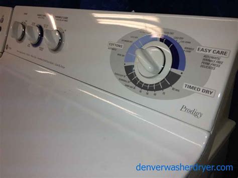 Large Images for Electrifying GE Profile Washer/Dryer Matching Set, Prodigy Models - #645