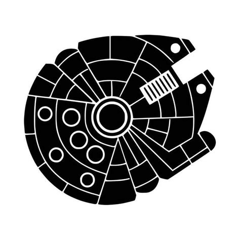 Millenium Falcon Star Wars Vinyl Decal Sticker | Vinyl decals, Vinyl decal stickers, Calendar vinyl