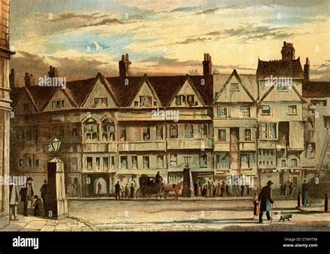 Old London Street Painting