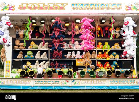 Fairground attractions at the Bristol Balloon Fiesta in Bristol ...