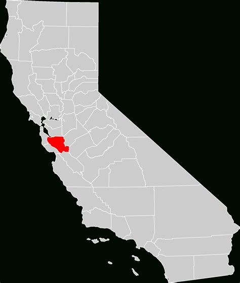 File:california County Map (Santa Clara County Highlighted).svg - Santa ...