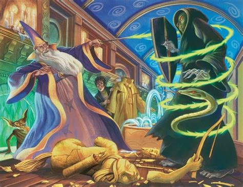 "Dueling Wizards" | Harry potter illustrations, Harry potter artwork ...