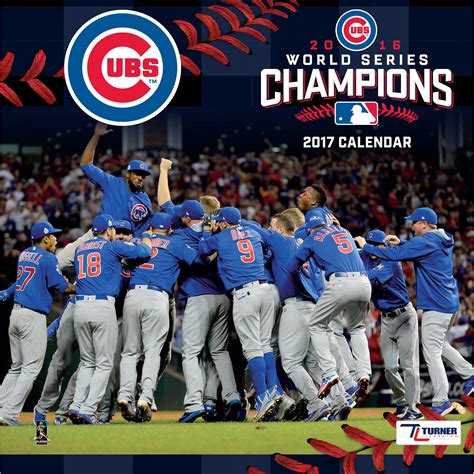 Chicago Cubs 2016 World Series Champions Wall Calendar