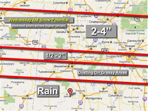 Winter Storm Watch From NWS Huntsville : The Alabama Weather Blog