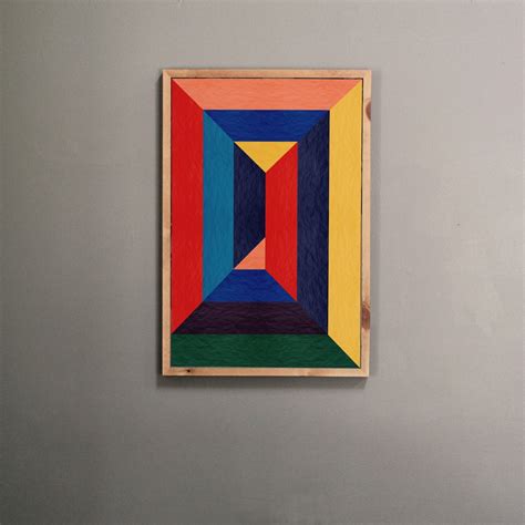 Colorful Abstract Downloadable Print Abstract Geometric Wall - Etsy