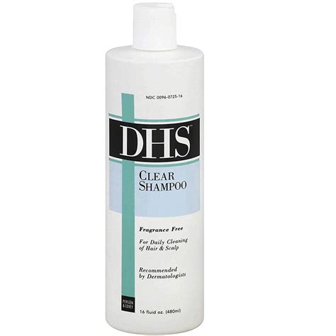 DHS Clear Daily Scalp & Hair Cleaning Shampoo Fragrance Free,16 oz — Mountainside Medical Equipment