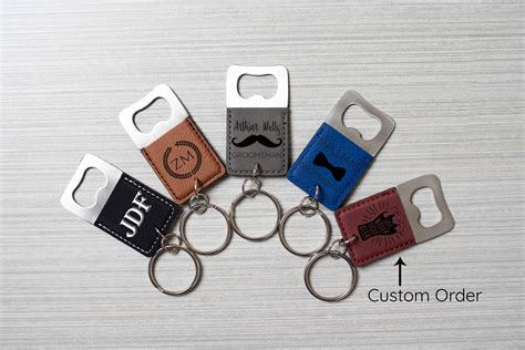 Vegan Leather - Keychain Bottle Opener - Caddy Bay Collection