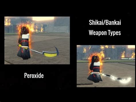 All Shikai/Bankai Weapon Types || Peroxide - YouTube