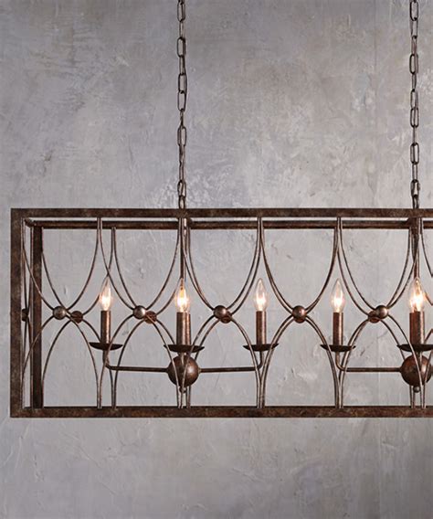 Rectangular Farmhouse Chandelier | Farmhouse-Style Lighting