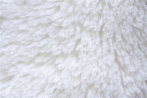 Premium Photo | White fluffy fur fabric wool texture background