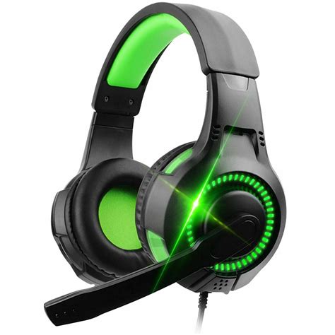 Gaming Headset Stereo Surround Headphone 3.5mm Wired Microphone For ...