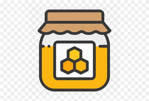 512x512 Bee, Farm, Honey, Honey Jar, Jar, Sweet Icon - Honey Jar Clipart | Honey jar, Honey logo ...