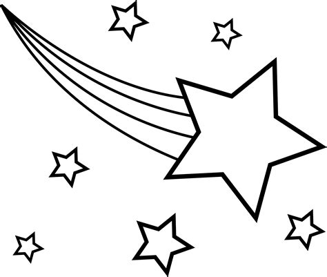 Shooting Star Clipart - Png Download - Full Size Clipart (#2621081) - PinClipart